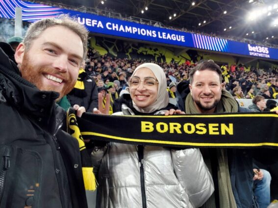 Borosen freuen sich über den Einzug ins Achtelfinale der Champions League