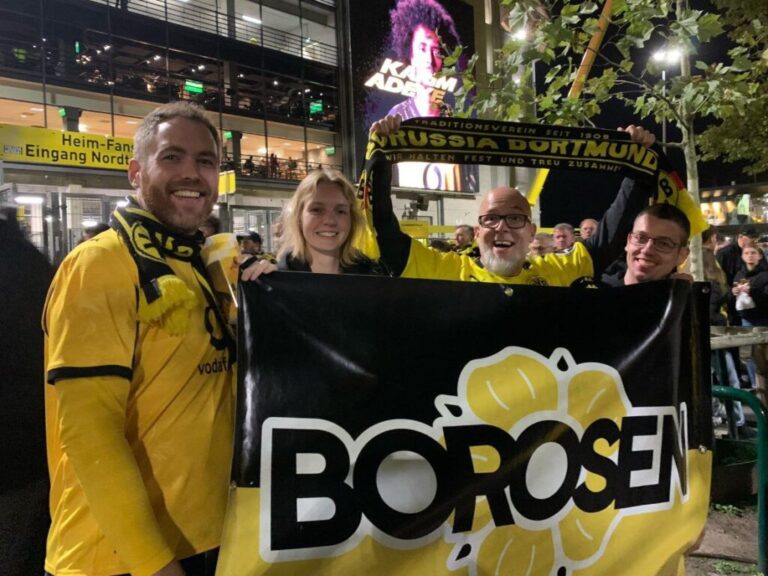 Borosen beim Spiel gegen den VfL Wolfsburg