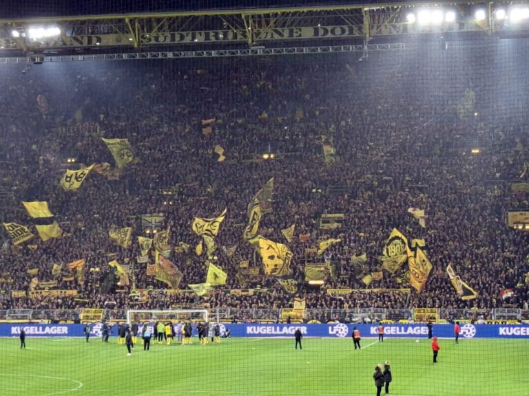 Bvb köln feiern vor der südtribüne