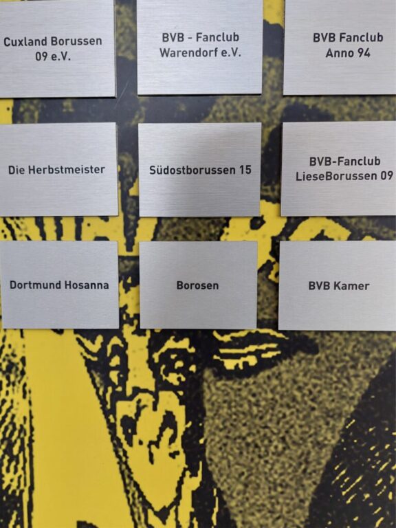 Plaketten Übersicht