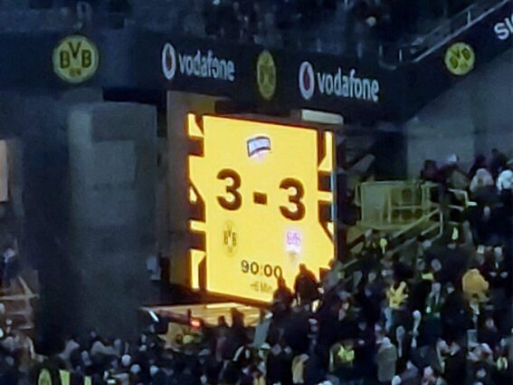 VIP BVB VfB Endstand