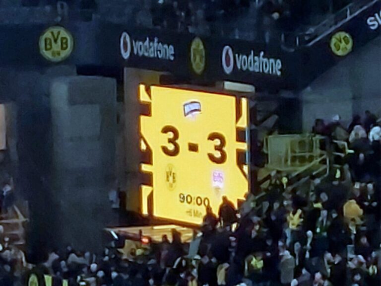 VIP BVB VfB Endstand