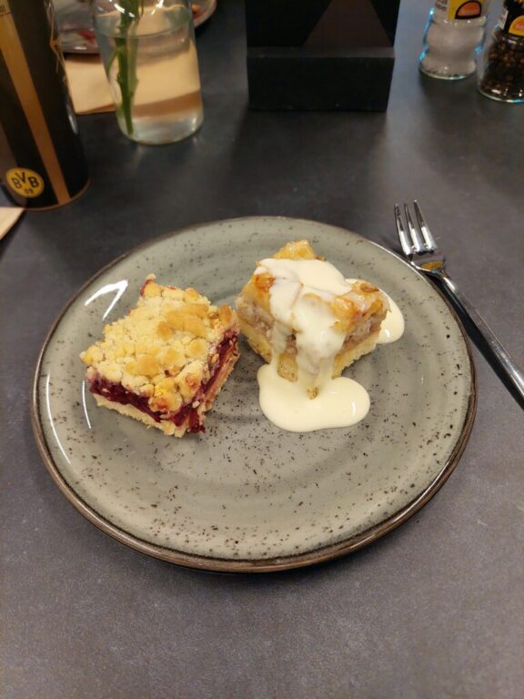 VIP BVB VfB Essen Nachtisch