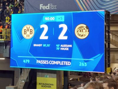 BVB Bodo Endstand