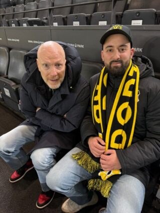 DFB Pokal BVB LEV Ilias und Matthias Sammer