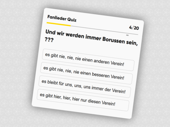 BVB Fanlieder Quiz Borosen