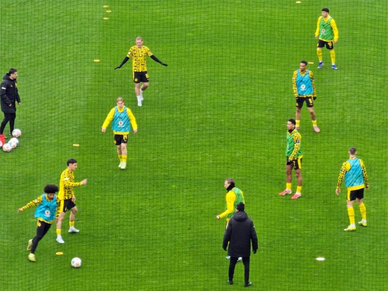 BVB Augsburg Warmmachen