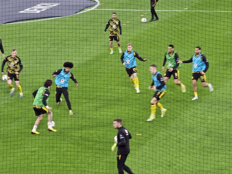 BVB Bayern Aufwärmen