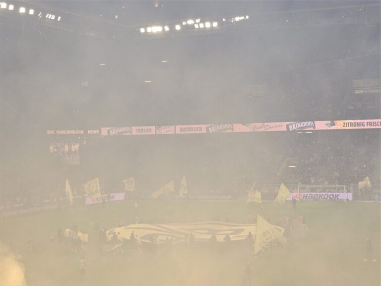 BVB Bayern Vernebelt durch Choreo