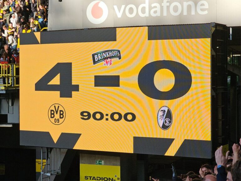 BVB Freiburg Endstand
