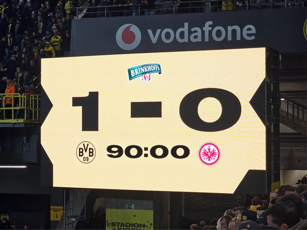 BVB Frankfurt Endstand